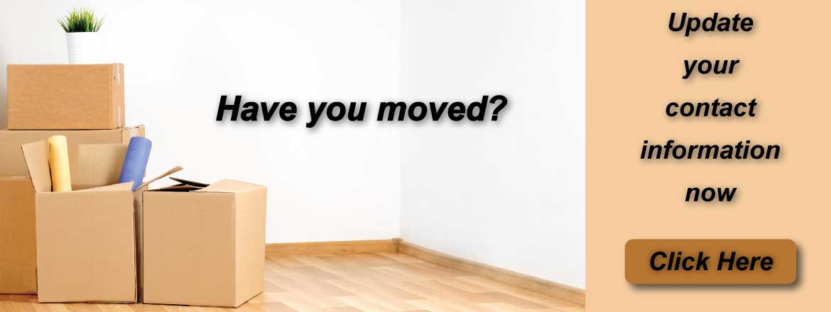 Have you moved?