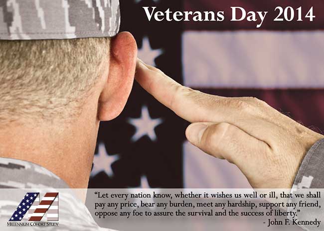 Veterans 2014 Postcard